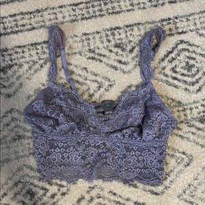Aerie Purple Lace Bralette